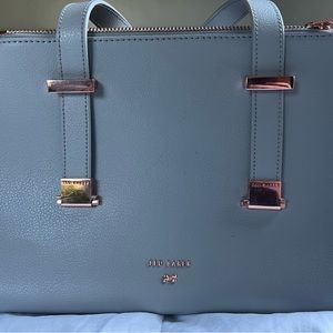 Ted Baker Lexia Leather Grain Adjustable Handle Tote Shoulder HandBag